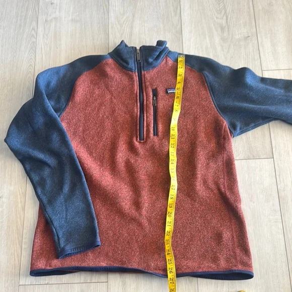 Patagonia Red and Blue Fleece Pullover - Picture 2 of 6